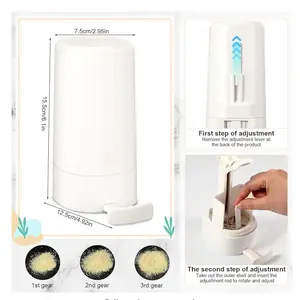Hand Wash Soap Box for Bathroom & Balcony - Compact Design with Adjustable Dispenser - Essential Accessory for Hand Washing - Soap Canister Soap Box For Grinding Powder