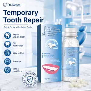 Moldable Dental Gel Dentures Temporary Fillings Cavities and Teeth Fillings Temporary Tooth Filling Denture Kit Oral false tooth fake missing teeth broken teeth wide gaps chipped teeth Whitening