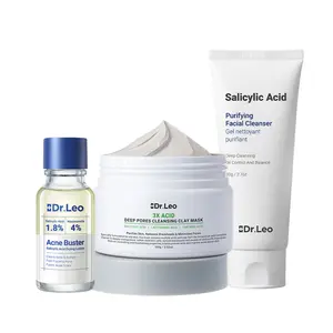 【Value Set】Dr.Leo Acne Treatment Set | Fast Pimple Drying + Blackhead Removal | Salicylic Acid | For Oily & Acne-Prone Skin