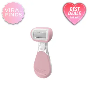 RIKI Aloe Razor Travel-friendly Razor With Soft Aloe-Infused Gel Band