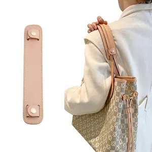 jiesinlov Genuine Leather Replacement Shoulder Strap Pad, Perforated Cushion Cover for Tote Bags & Backpacks, Adds Comfort & Relieves Pressure