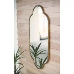 Gold Metal Framed Mirror