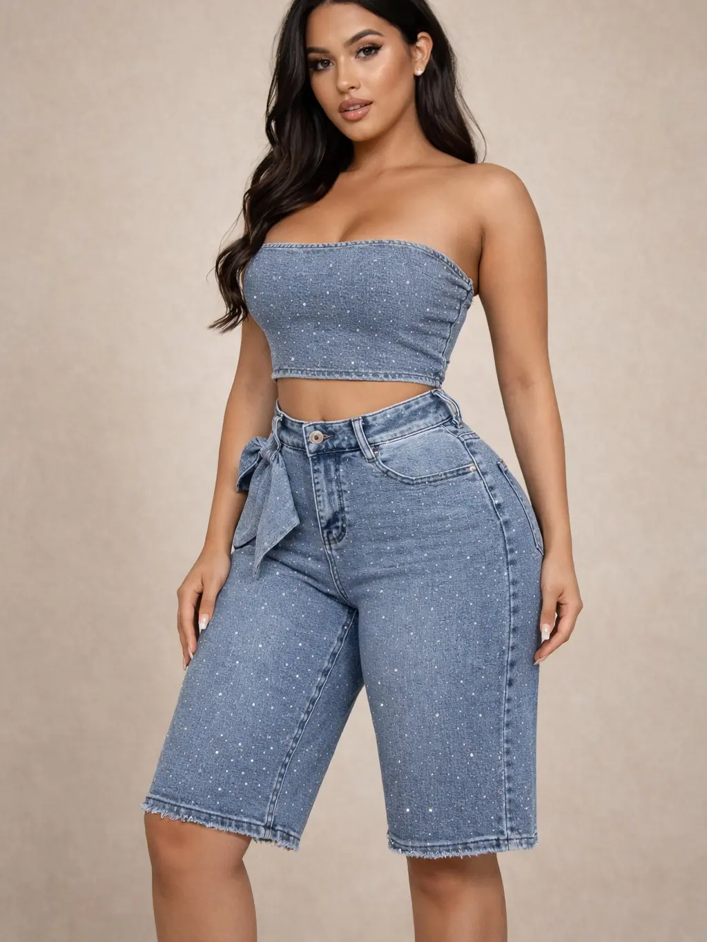 3D Bow Short Bermuda