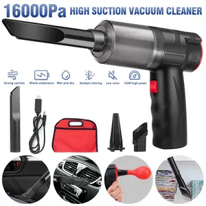 3-in-1 Cordless Handheld Vacuum Cleaner, Computer Vacuum Cleaner, 150W, 16000Pa Powerful Suction Power, Suitable for Home, Office, Car and Pet
