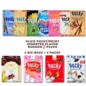 Assorted Glico Pocky/Pejoy Chocolate Stick Box Valentine's Chocolate Random 5 Packs Japanese Chocolate Snack Limited Edition