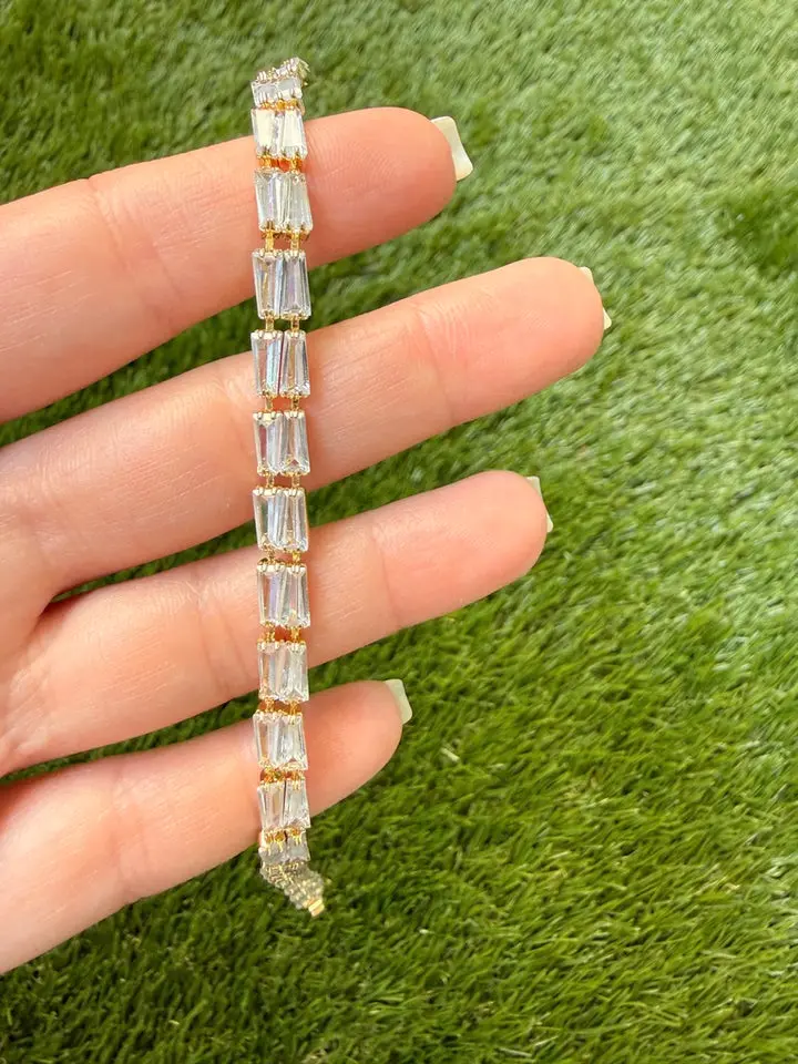 Double Baguette Bracelet