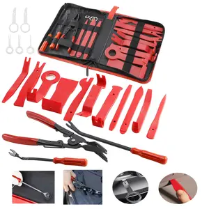 Car panel disassembly tool set of 19 pieces, automatic clamp disassembly tool set, pry bar repair kit, audio interior plastic shell buckle driving recorder quick release buckle car tool