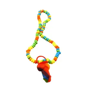 Rainbow Pecker Candy Necklace