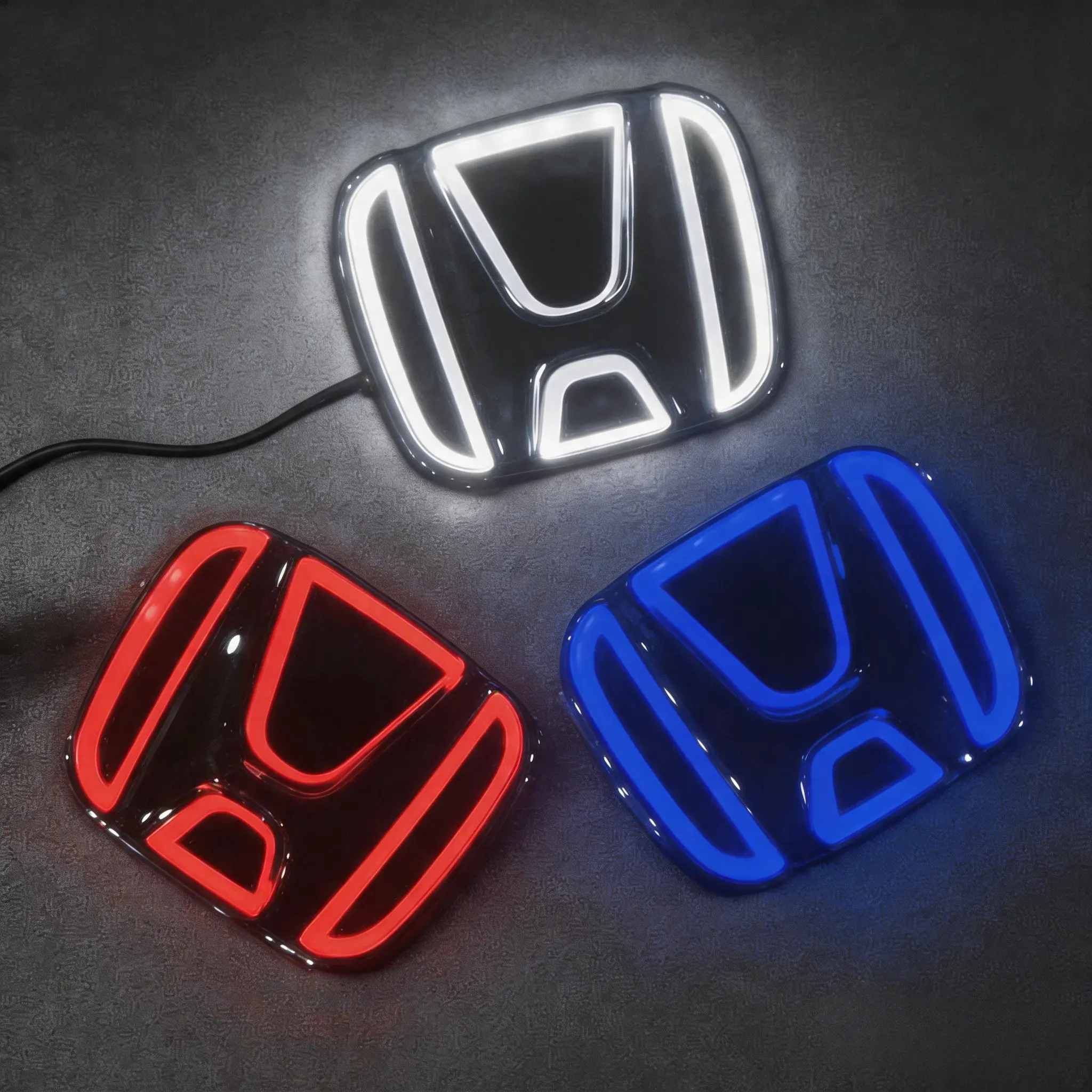 Honda LED Rear Emblem Light for Civic Accord Fit Odyssey | 5D Illuminated Badge, Plug & Play Honda LED Rear Emblem Light for Civic Accord Fit Odyssey | 5D Illuminated Badge, Plug & Play