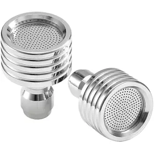 Rustproof Stainless Steel Power Washer Spray Head Nozzle Tips with 1/4-in Quick Connect, 1/2 Pack Easy-Install Soft Wash Nozzle for Car Washing, Gardening, Power Washer Nozzle