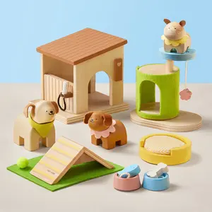 Tiny Land Happy Urban Paws Educational Shape Sorter Toy for Kids