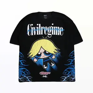 CBUM Shirt CR Tshirt POWER GIRL IN BLACK DAILY GYM OUTFITS US SIZE 100% Cotton MADE IN US Womenswear Crewneck with Bold CR Text & Striking Graphic