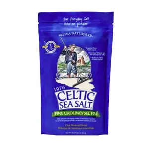 Celtic Sea Salt Fine Ground Unrefined Mineral Salt Sustainably Harvested GMP Kosher 1 lb Bag