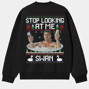 Stop Looking At Me Swan Movie Shirt – Billy Madison 90s Graphic Tee, Heavy Cotton Premium Quality Retro Unisex Streetwear