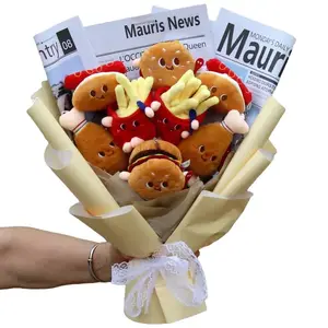 Plushies Big Bouquet with LED Light String and Gift Bag - Decoration and Gift