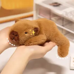 JIAJCHUF Cute Capybara Plush Toy Cuddly Stuffed Animal, Soft Large Plushie for Kids, Ideal Gift for Birthdays and Christmas