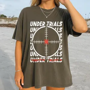 Under Trials Comfort colors shirt - K M Moronova, Vintage Dark Forces, leave me behind book, bookish gift, Under Trials, leave me behind, km moronova, dark romance, dark romance merch, military bookish, book merch, bookish shirt, reader gift,