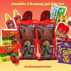 Viral Trending Double Chamoy Pickle Kit Candy