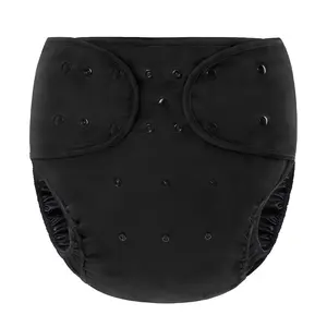 Littleforbig Washable Adjustable Reusable Waterproof Primary Comfort Cloth Adult Diaper Wrap Cover One Size