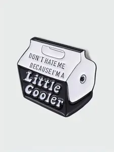 Personalized Y2k Fashion Milk Box Shaped Brooch Pin for Girlfriend, Durable Metal Pins, Letter Pattern Enamel Lapel Pins As Girlfriend Gifts, Casual Clothes Fashion Accessory for Men & Women for Party Decor, Cute Jewelry Clip, Jewellery, Men's Accessories