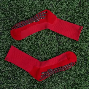 Premier Edge Red Grip Socks