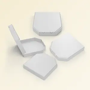 White Pizza Box, 50pc/set | Party & Event Favorite | Bundle Sell Disposable