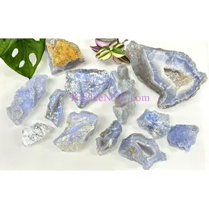 Wholesale Lot 2 lbs Natural Raw Blue Lace Agate Crystal Healing Energy
