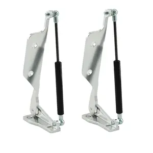 Billet Aluminum Gas Hood Hinge Latch Support For Honda Civic CRX 88-91 EF