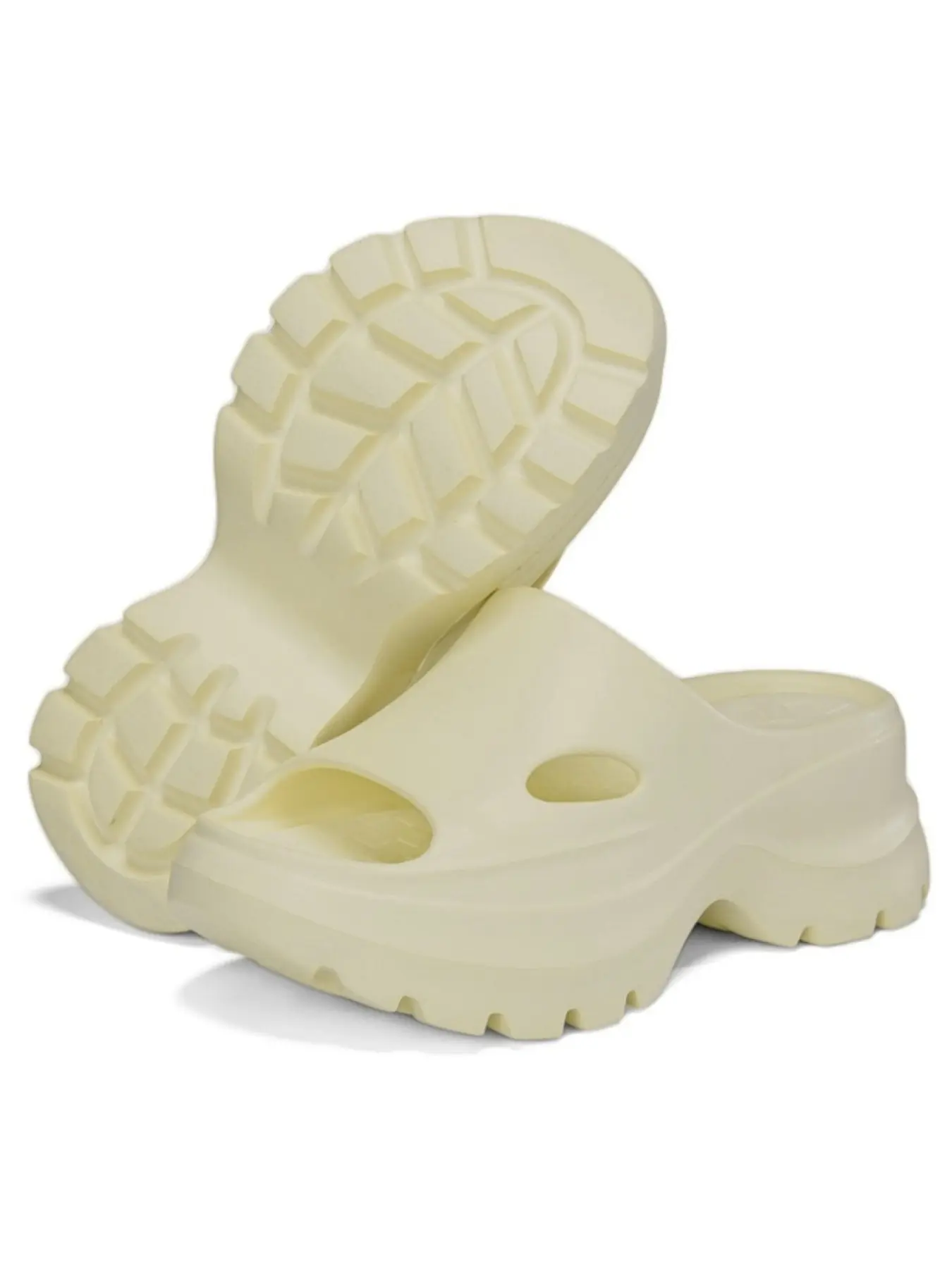 1 Pair Women's Platform Flatform EVA Slide Sandals | Y2K Style | Non-Slip Wear-Resistant Sole + Arch Support + Ultra-Light EVA Material | Ideal for Beach Vacation / Street Style / Lazy Commute, Lengthens Legs, Footwear, Non Slip Slides