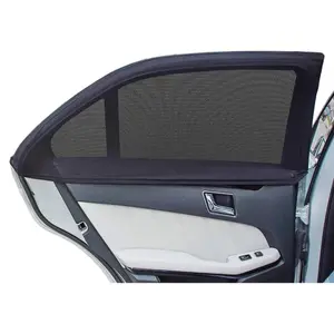 Breathable Mesh Car Window Shades – 2-Pack, UV Protection, Fits Most Cars, Enhanced Privacy