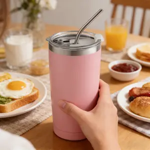 SIVAPHE 20OZ Stainless Steel Travel Mug with Lid & Spout Insulated Tumbler for Coffee Wine Tea Keeps Hot 6 Hours Cold 24 Hours Perfect Gift for Men Women new uncle gift dad ever nutrition fact Vacuum Double Drink Water Bottle vacuum flask-funny gift tumbl