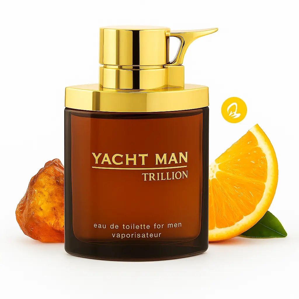 Myrurgia Yacht Man Trillion 3.4 oz EDT Spray for Men Long Lasting Aromatic Eau de Toilette Cologne daily fragrance Masculine
