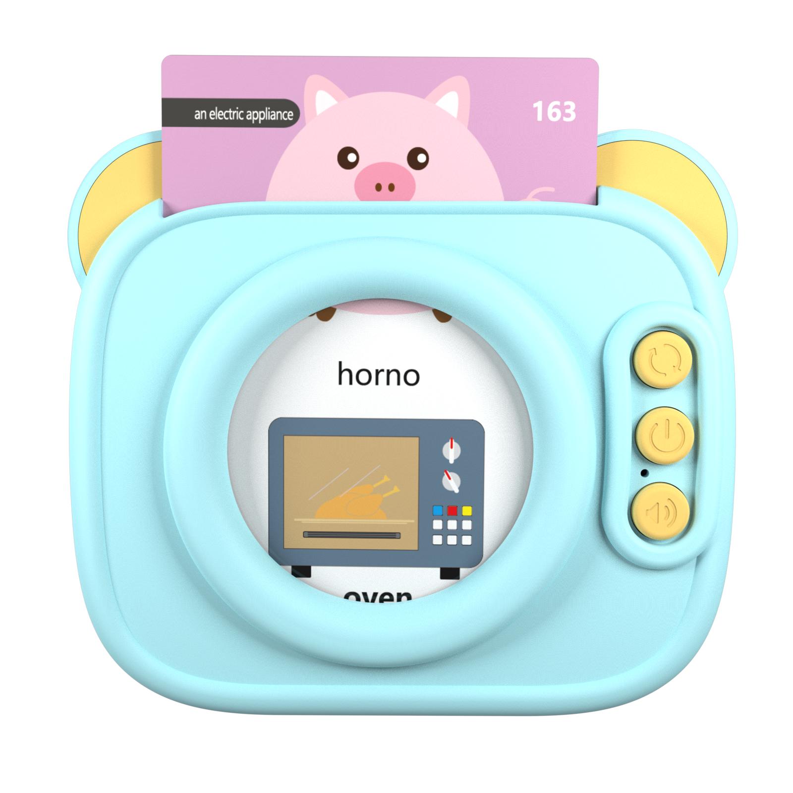 Bilingual ATEYA Talking Flash Cards for Kids - 560 Bilingual (Eng/Span) + 224 English Sight Words, Montessori Educational Sensory Learning Gift