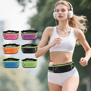 Women & Men Sport Running Waist Bag, Waterproof & Comfortable Design, Safety Reflective Tape, Ideal for Gym & Cycling Activities