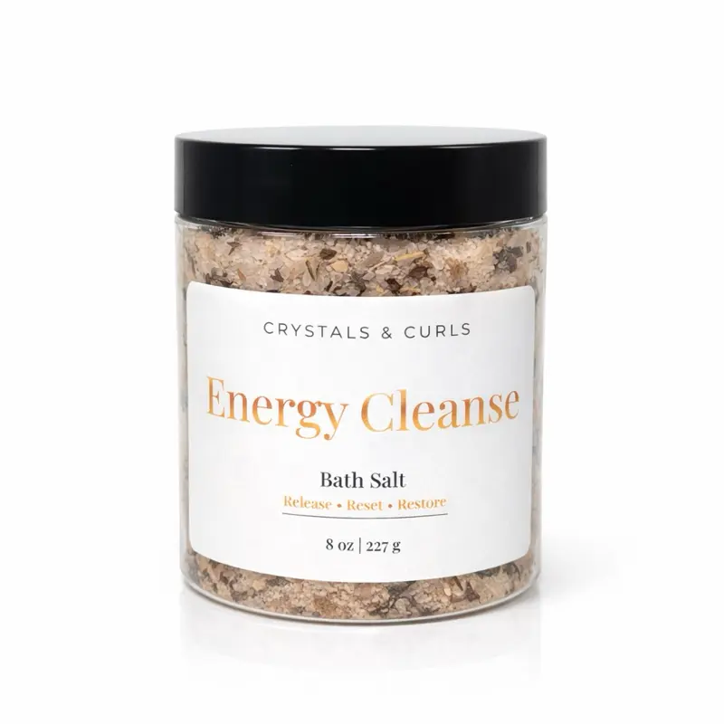 Energy Cleansing Bath Salt | Remove Negative Energy, Spiritual Detox & Aura Reset Ritual