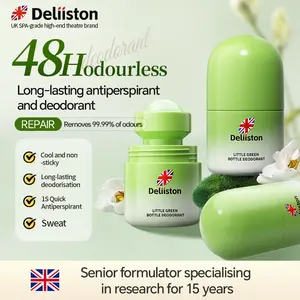 【Deliiston】Original Unscented 24-hour Invisible Antiperspirant, Roll-on Deodorant for Women and Men, Underarm Wetness Protection, with Odor-fighting Ingredients,30ml/ 1.05 Fl .oz.