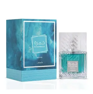 Lattafa Khamrah Waha for Unisex Eau de Parfum Spray, 3.4 Ounce / 100 ml