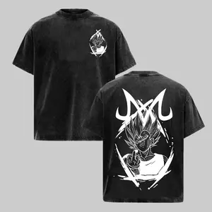 DBZ Majin Vegeta Unisex Summer outfits men streetwear 80s 90s graphic tees cotton Anime tank tops men gifts,funny graphic tee, men’s trendy t-shirts
