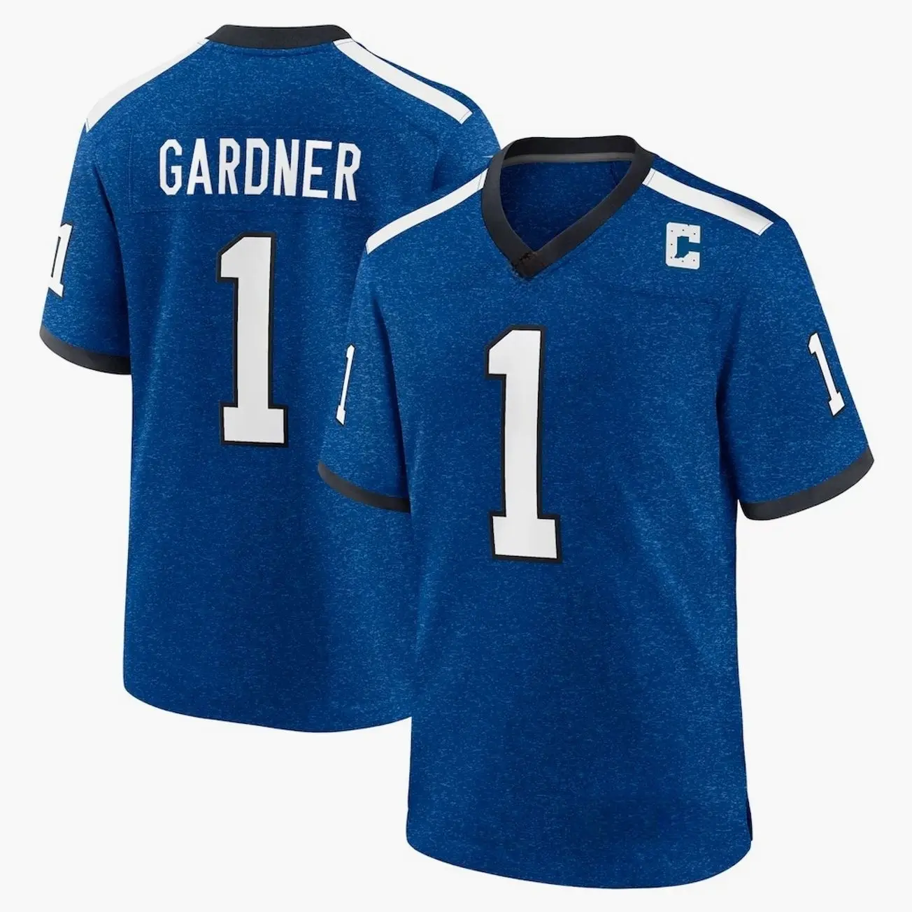 Unisex Football inspired by Gardner 1 Fashion Alternate 2 Indiana Nights Game Jersey - Heather Royal
