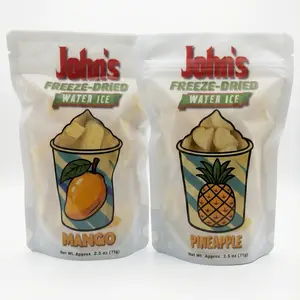John’s Freeze-Dried Water Ice - "The Tropical Two Pack" (Mango & Pineapple) - 80-Year-Old South Philly Recipe - Light & Crunchy Fruit Snacks | TikTok Candy, ASMR Sweets, Sugar Crunch