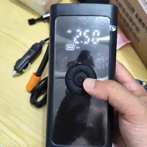 Portable Cordless Tire Inflator with Auto Shutoff Digital Pressure Gauge - Electric Air Pump for Car Tire Bike Ball - 150 PSI Car Tire Pump