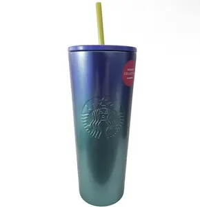 24oz Blue Ombre Tropical Cold Cup - Starbucks Hawaii Exclusive Collection