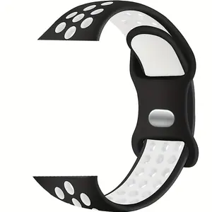 Soft Silicone Sport Strap For Apple Watch Band Ultra 3 2 SE 3 Bracelet iwatch Series 11/10/ 9/8/7/6/5/4 46mm 42mm 45mm 44mm 40mm 41mm 49mm Smart Watch Straps Smart Watch Accessories