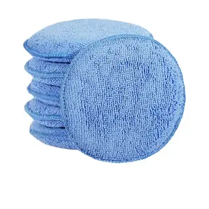 Car Waxing Sponge Block, Round Car Wash Wax Sponge, Polishing Sponge for Car Cleaning, Auto Care Tool Kit Accessories