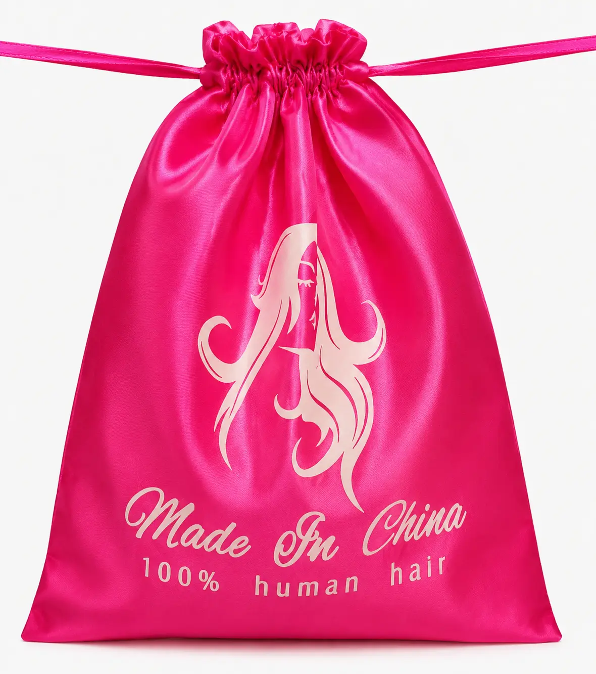 Assured  Silk Wig Bags , Storage Bags with Drawstring - Travel Bag & Large Storage for Bundles, Wigs, Extensions & Tools