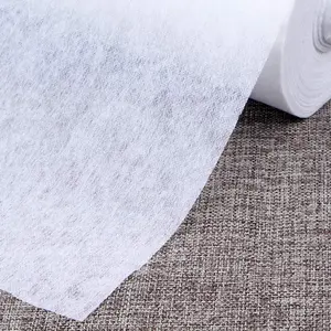 Iron  Interfacing Nonwoven Lightweight Sigle-Side Fusible Stabilizers DIY,White,39.37"x3.28 Yard