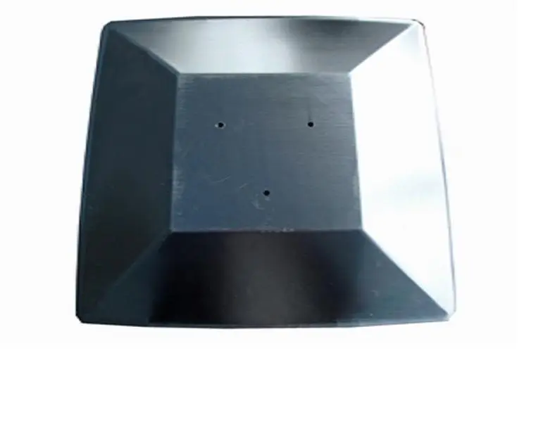 212 MAIN Hiland Square Glass Tube Heat Shield - Outdoor Heat Shield for AZ Patio Heaters, Square Shape, Glass Tube Material