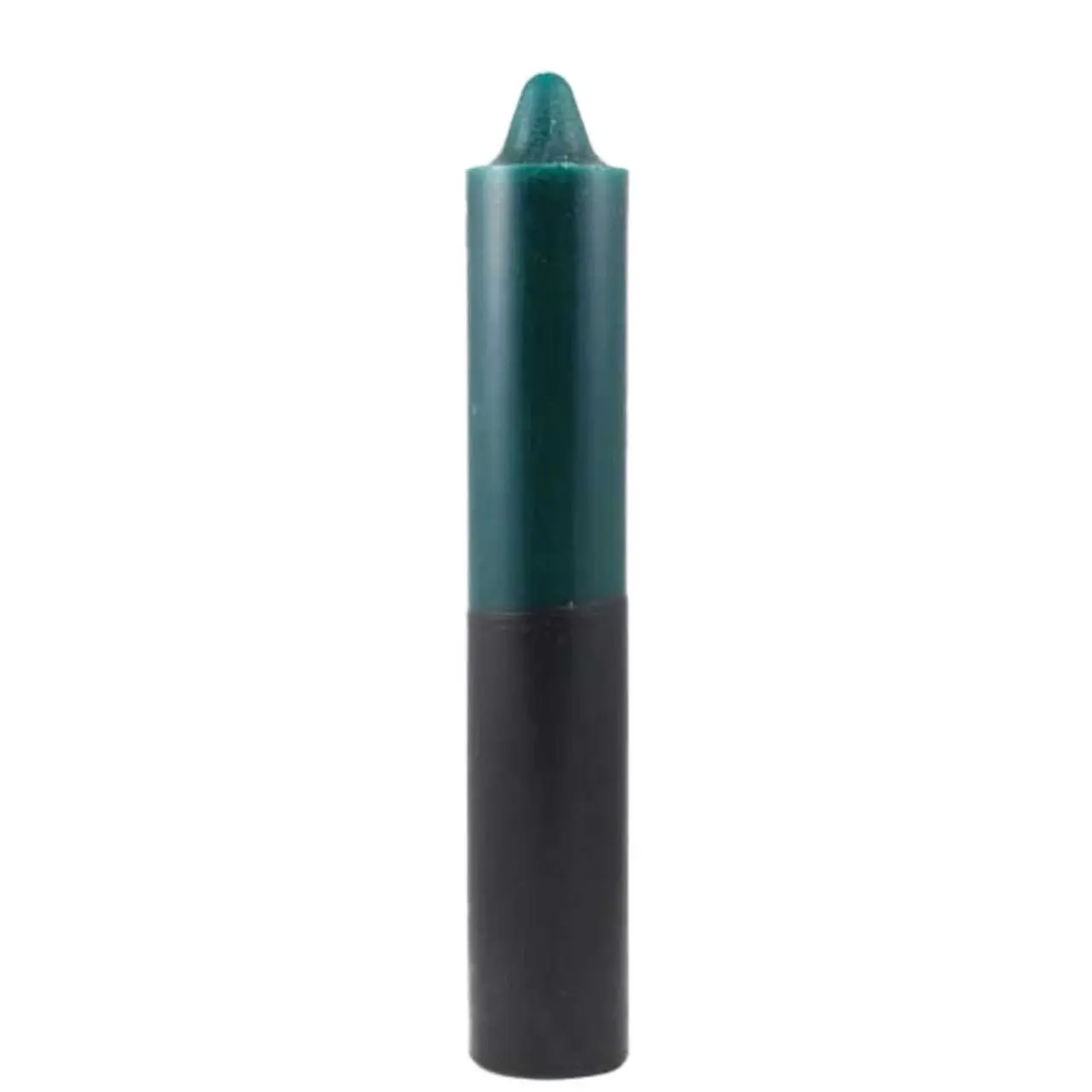 Reversible Green/Black Jumbo Candle, 9''