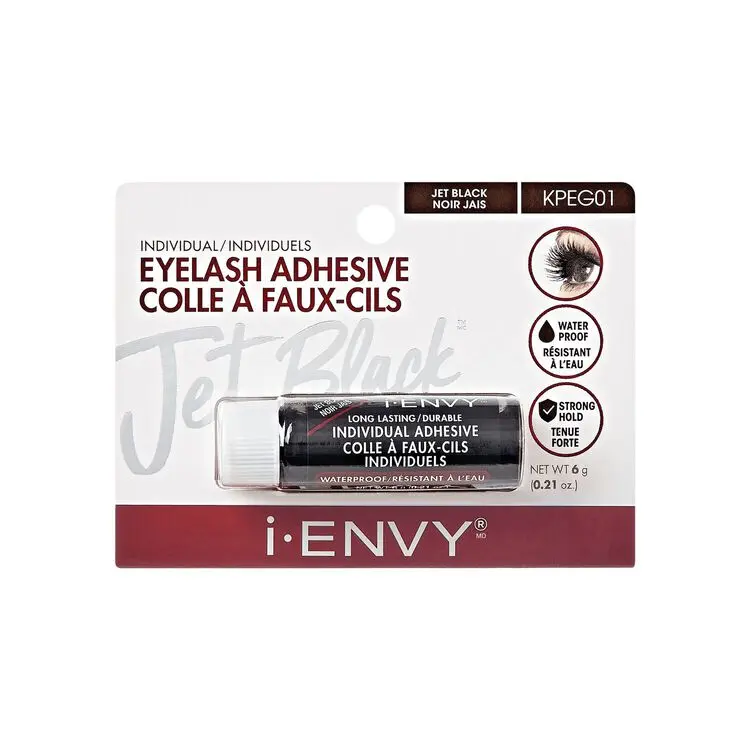 Kiss i ENVY Long Lasting Individual Eyelash Adhesive Glue-Jet Black, KPEG01