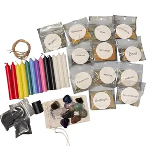 Amityville Apothecary's 2026 Spell Kit - Tarot-Inspired Ritual Set with Chime Candles, Ritual Herbs, Crystals, and Additional Tools for Monthly Spellwork